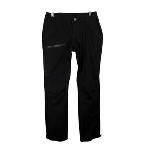 Kuhl Jetstream 100% Nylon Black Rain Pants Outdoor Hiking Gorpcore Womens 2